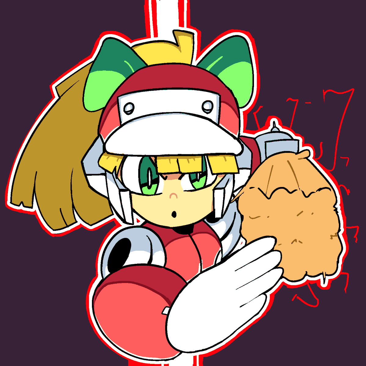 1her00's tweet photo. i think megaman perfect blue is really cool, especially the roll design #SAGE2020 https://t.co/alt4MGTZnq