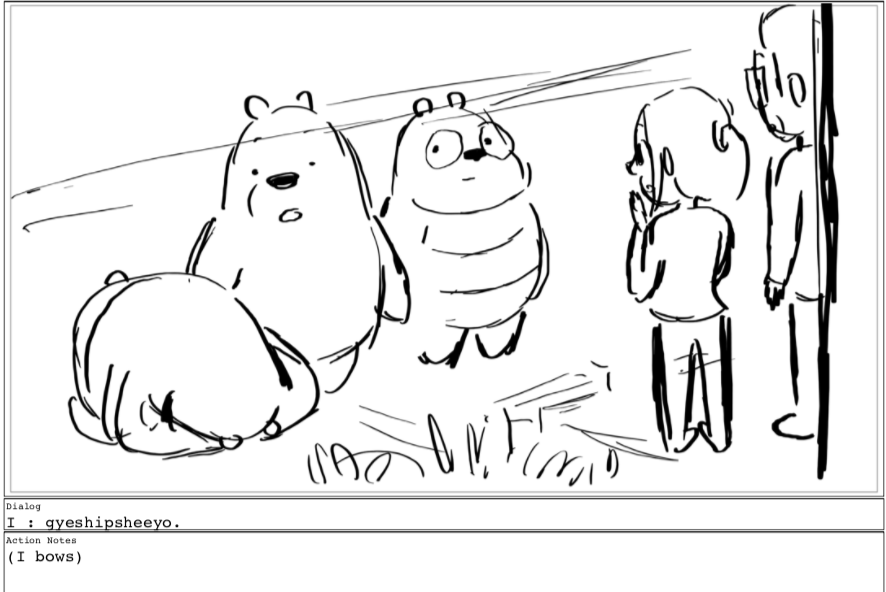 Ice Bear getting a little too formal 