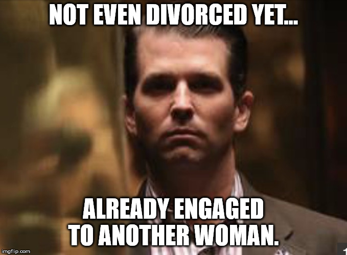 darkamor's tweet photo. @MeidasTouch @DonaldJTrumpJr
#ByeDonaldJr 
#TickTockDonaldJr
Your #TrumpNarcissism is on the same level as your #TrumpIncompetence (these must be #FamilyTraights !) #LikeDaddy you bailed on #WifeNo1 Vanessa for #HoNo1 Kimberly! It wasn't a trade up, it was a trade down! https://t.co/wsZizXXaoR