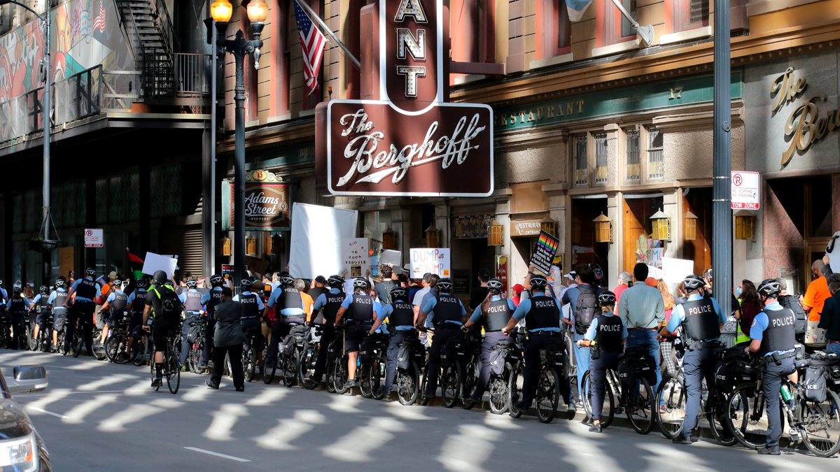 In Chicago, we will meet and rally at Federal Plaza (Adams & Dearborn) before marching through the Loop to spread this demand.We are speeding toward an election that Trump is already contesting and now threatens to delay. #Chicago  #Chicagoprotests