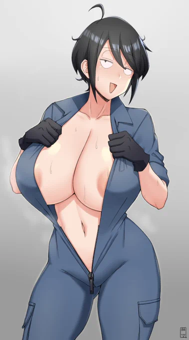 #型抜レンタル「お姉ちゃんのおっぱい見たい?今汗すごいけど...マジで?」「ほーれ」 