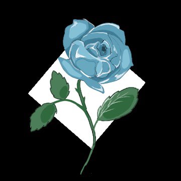 レモンジャム子 青いバラ描いたんだけど どうも画質悪い イラスト Ibispaint 青いバラ 薔薇