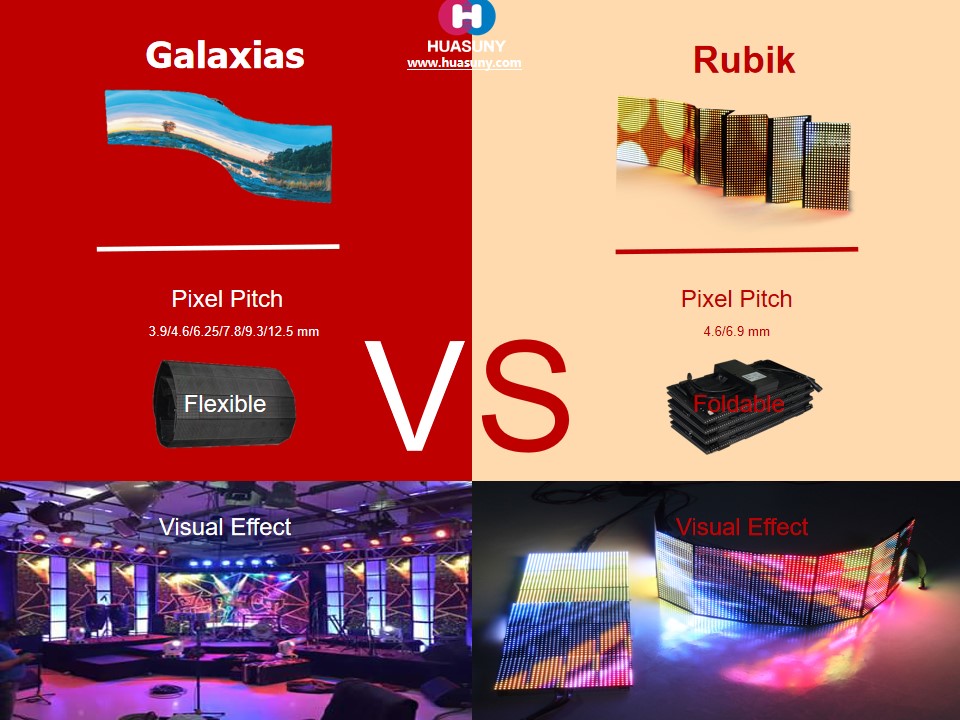 huasuny's tweet image. #HUASUNY #flexibleLEDdisplay #Galaxias series VS #HUASUNY #foldableLEDdisplay #Rubik series, which one would you pick?

huasuny.com

info@huasuny.com