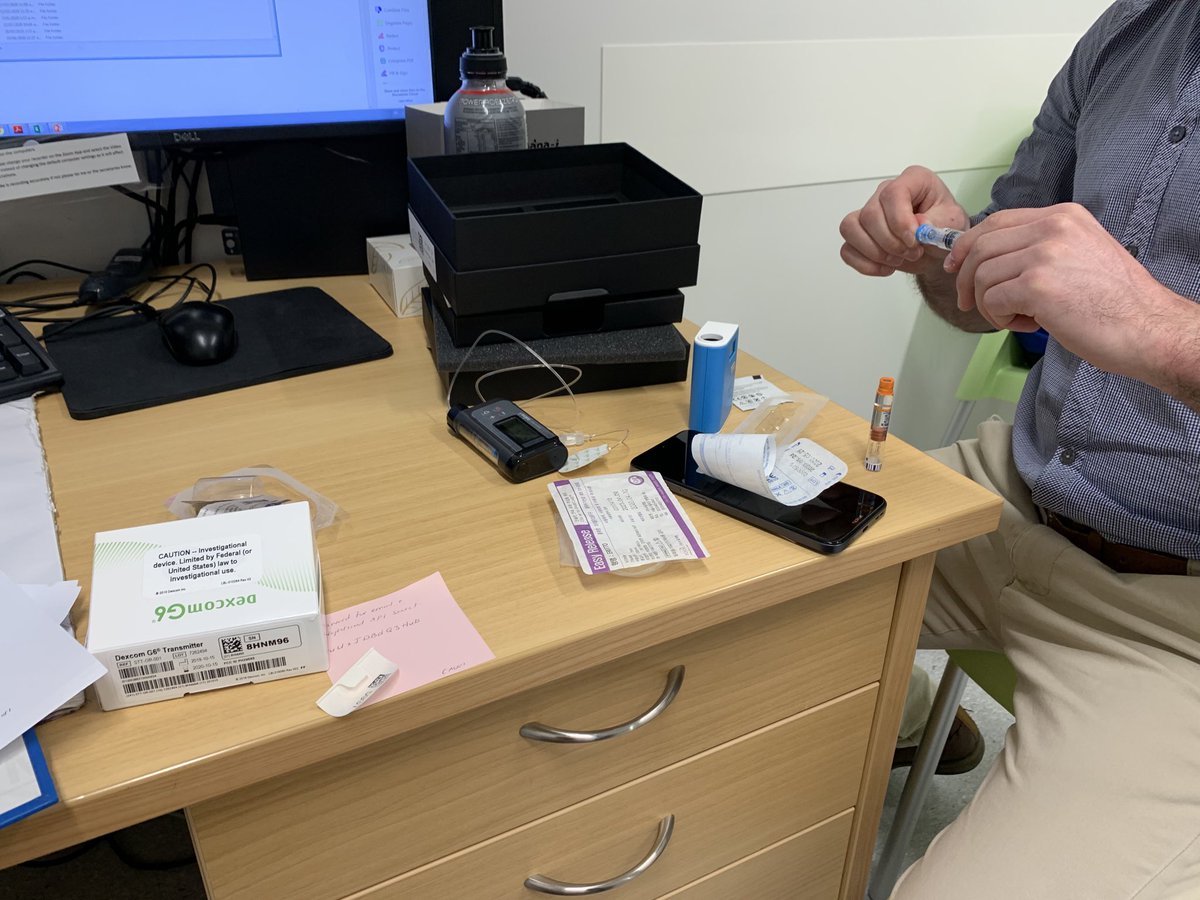 DrMartindeBock1's tweet image. And...we are under way. Participant #1/100 for first Multisite DIY RCT. Too many people to thank here! #CREATE, #wearenotwaiting ⁦#openaps