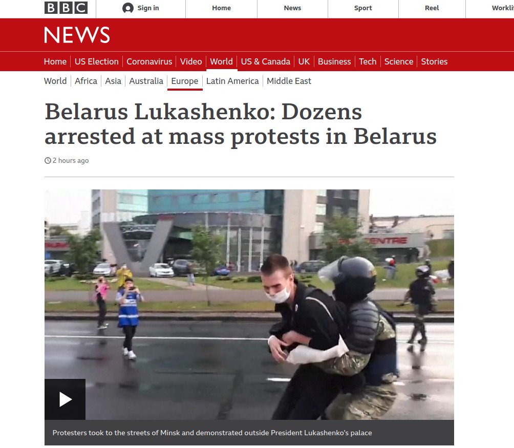 International media & Belorussian opposition are clearly able to find out and tell the world about the arrest of a few dozen protesters and students.How likely is it that govt is hiding tens of thousands of virus deaths? If they aren't, what's the point of your dumb lockdown?