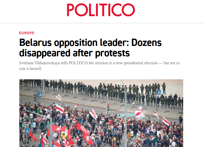 International media & Belorussian opposition are clearly able to find out and tell the world about the arrest of a few dozen protesters and students.How likely is it that govt is hiding tens of thousands of virus deaths? If they aren't, what's the point of your dumb lockdown?