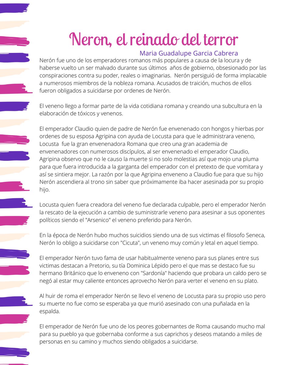 MariaGu93319668's tweet photo. Estomatología legal y forense: Nerón en la toxicología https://t.co/MgL3qVsaJh