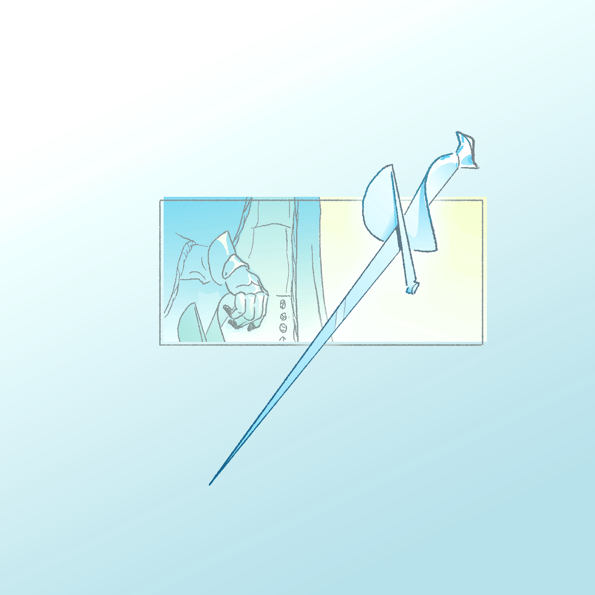 ice sword for  #swordtember 2