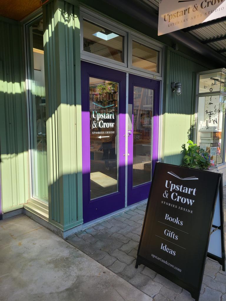 NLsoltani's tweet image. A nice &amp;amp; new local bookstore, Upstart&amp;amp;Crow on #GranvilleIsland. A great place for book launches &amp;amp; literary events. #supportlocalbookstores