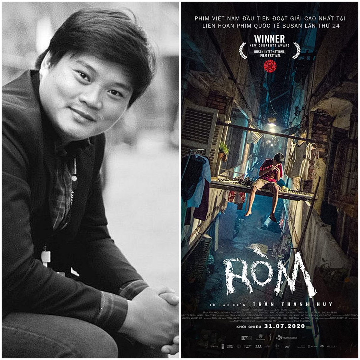 thefutureiseast's tweet photo. Join us for a conversation with Ròm director Trần Thanh Huy, which will be streamed live here on the EAST Facebook page starting at 7:30pm PST / 10:30pm EST after the @NYAFF Watch Party for the film! https://t.co/Apj1MToXo9
#thefutureiseast https://t.co/z78clBAyYP