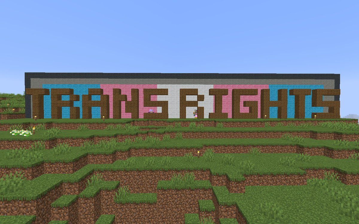 I TOTALLY FORGOT TO POST THESE,,,, fun stuff from the realm!! Gay rights and Trans rights signs!!! ((zoom in on the middle of the trans rights sign for a surprise))