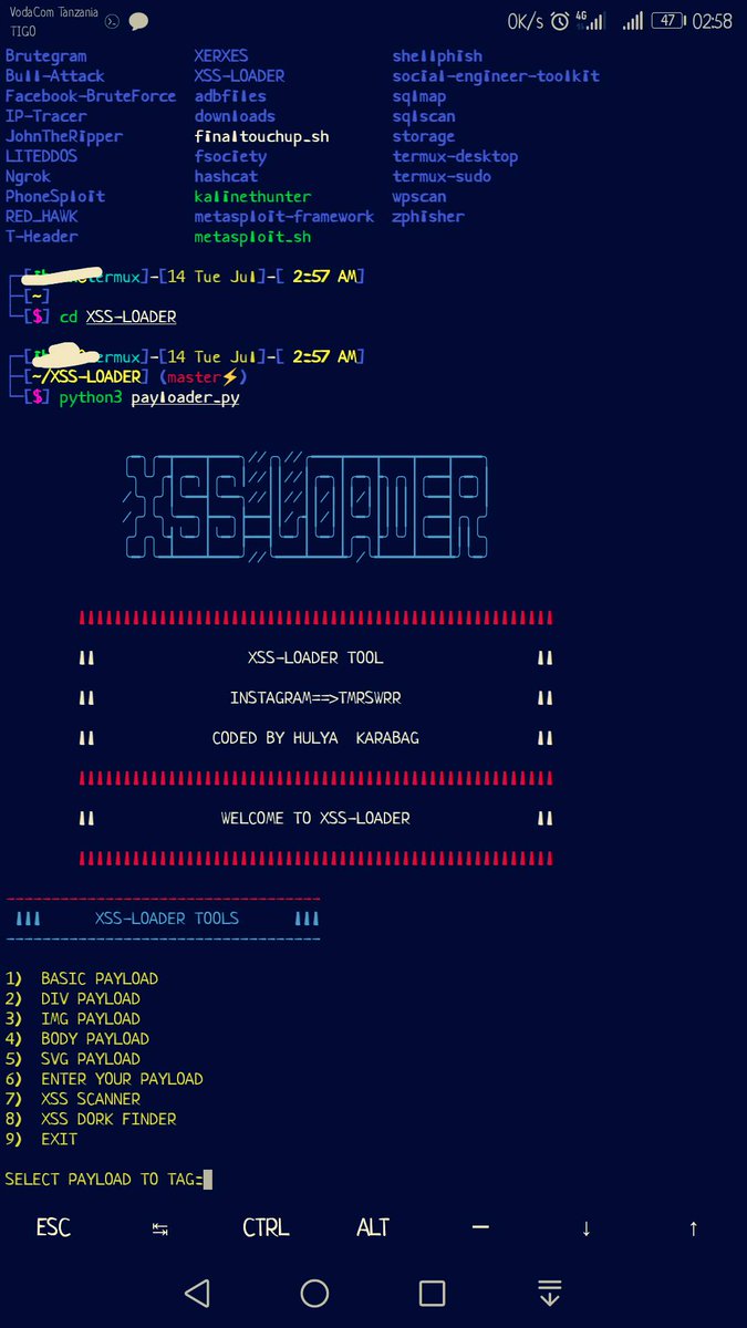 3XS0's tweet photo. XSS LOADER ๐๐๐๐ฒ๐ฒ
#python #metasploit #infosec #hacking #hackers #Pentesting #pentest #opensource #CyberSecurity #linux #termux #HuaweiTechnology #Hacking #Pydroid3 #Linux #ubuntu #tech #technology #Coding #Linux #opensource https://t.co/Ja3N2nEKxR