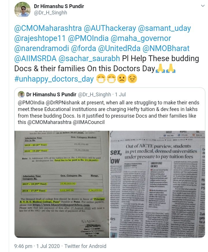 shobharajawatji's tweet photo. @bipinchauhan @drharshvardhan @govardhanmath @sringerimath @Shankaracarya36 @aadityawahini @MoHFW_INDIA @ICMRDELHI @hemantrajora_ @FordaIndia @UnitedRda @AICTE_INDIA @INCIndia @MiIAiMeD @DDNewsHindi @AIRNewsHindi @MIB_Hindi @PBNS_India @PMOIndia @narendramodi @AIIMSRDA @NMOBharat @sachar_saurabh जी @IIMACouncil @DrRPNishank जी @narendramodi जी @RahulGandhi जी @INCIndia @nsui @IYC https://t.co/WD4ZNbfwX8 https://t.co/ie2AmEAOW8 #SatyagrahaForUnity तुम से वो करवाते हैं और तुम कर लेते हो,ऐसे ही इन सब ने🙊🙉🙈 @Dr_H_Singhh जी के साथ किया। https://t.co/fKa8ILCLOl