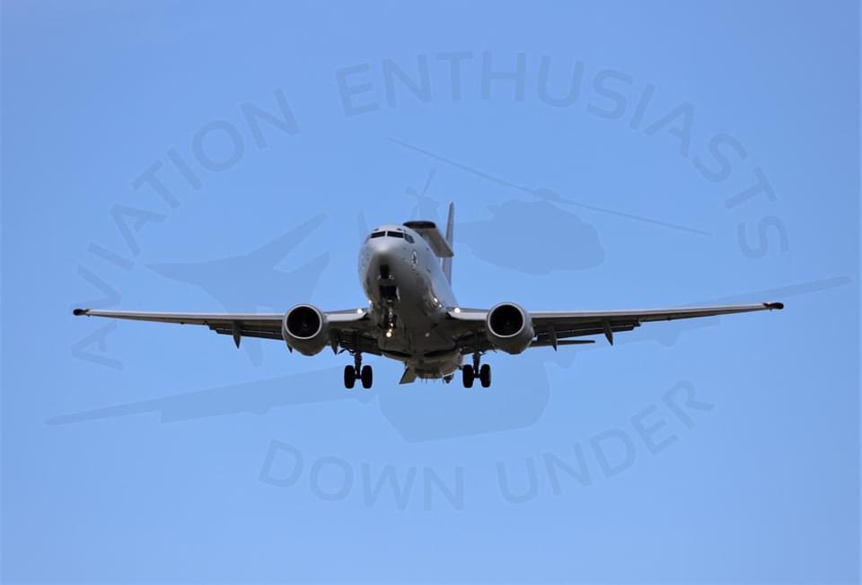 AviationDown's tweet photo. Royal Australian Air Force E-7A Wedgetail A30-001 of 2 Squadron captured on a missed approach Rwy 35 Canberra Airport 04.09.2020. Great to see some movements even though its quiet rare lately. #royalaustralianairforce #aeroplane #aviation #defence #airforce https://t.co/ezLyT1QxQ2