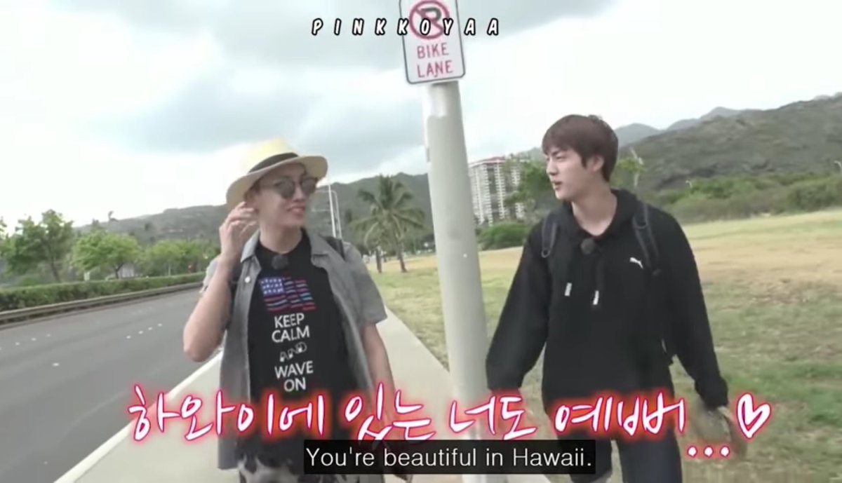 Just seokjin flirting with hobi