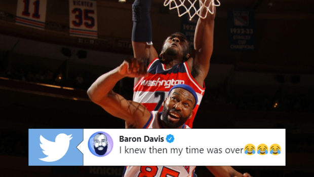 Baron Davis wishes John Wall a happy birthday in hilariously self-deprecating way.

MORE @  