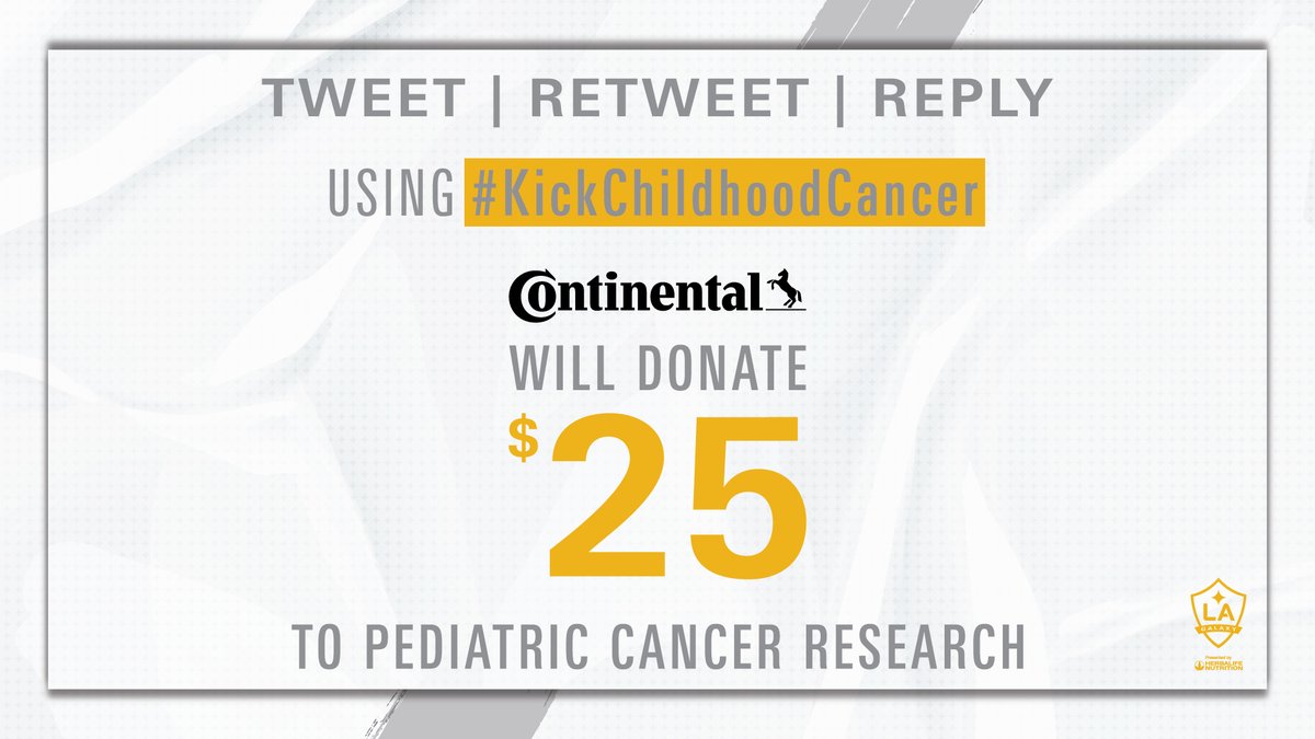 LAGalaxy's tweet photo. #LAGalaxy fam ‼️ 

Let's #KickChildhoodCancer https://t.co/fvj5QBOo7R