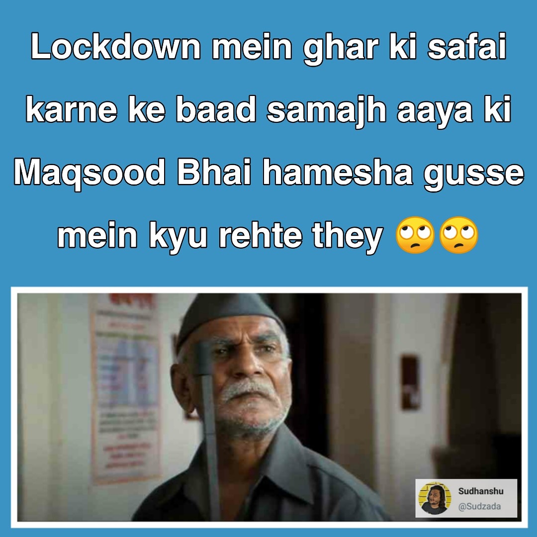 Sudzada's tweet photo. #Lockdown https://t.co/G28IzCkemF
