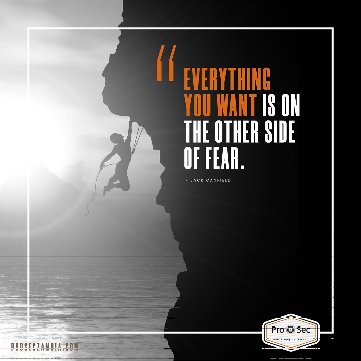 proseczm's tweet photo. Success Is On The Other Side Of Fear! Fear Not! Happy New Week!Happy New Week! #mondaymotivation #ProsecSecurity #ProsecGuards #YourSecurity #OurConcern #AlarmSystems #Alarms #SecuritySystems #HomeSecurity #BusinessSecurity #AntiTheft #CCTV #SafetyFirst #SecurityServices #Zambia https://t.co/iIcJ2h97OB