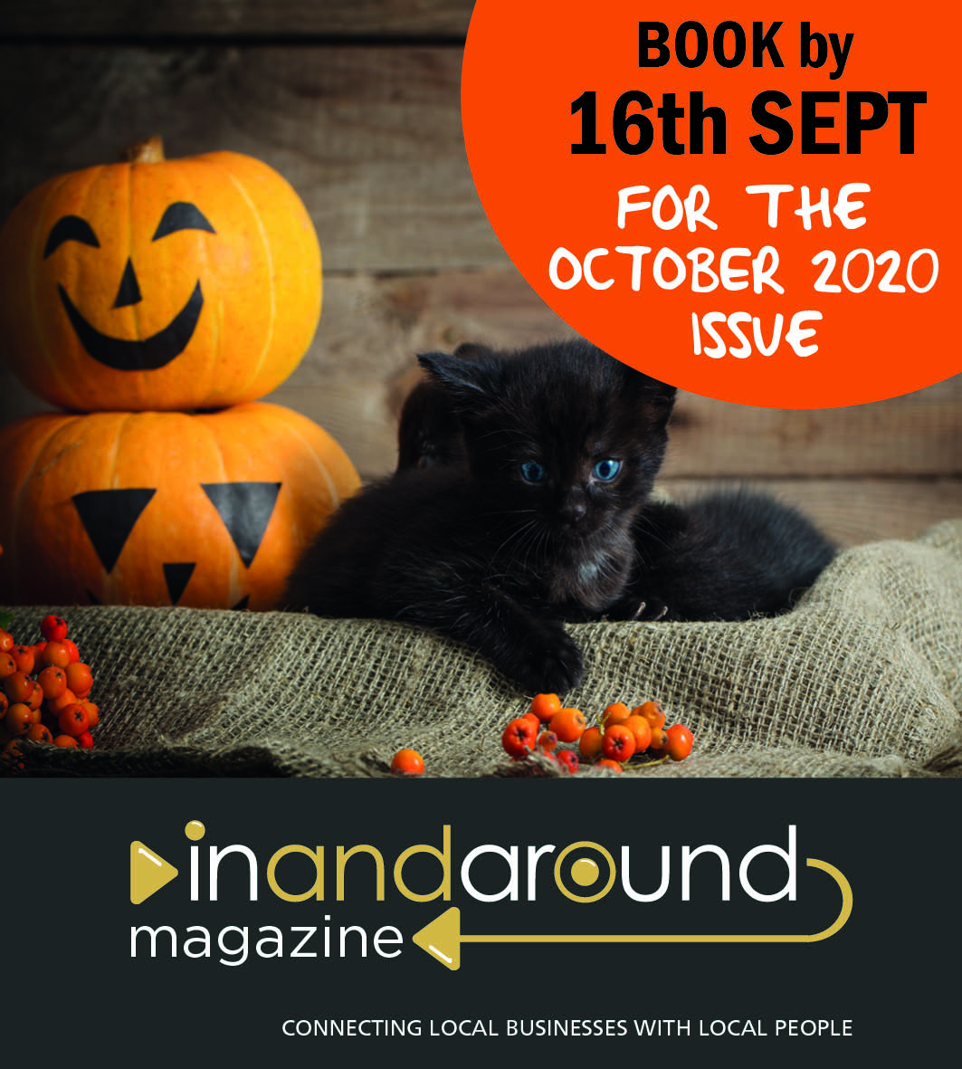 Deadline for OCTOBER 2020 Issue - book by 16th Sept to feature your business in the next issue, be seen in 15,000 homes across Telford! (Reach 30,000 homes over a 2 month period).
#localmagazine #telfordmagazine #inandaroundtelford #inandaroundmagazine #telford #shifnal