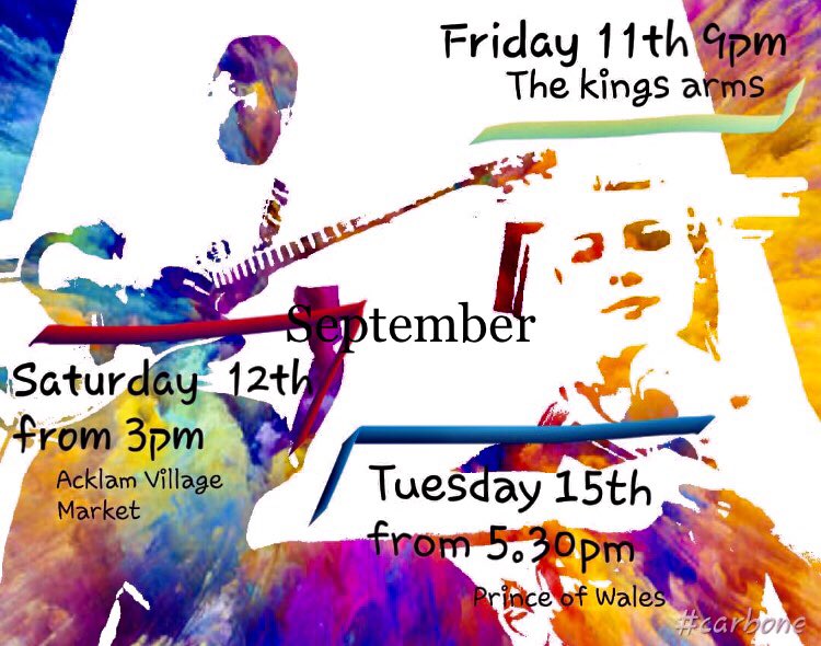 September !!!! See you there guys!!! #livemusic #londonlive #londongig #gig #Bexleyheath #acklamvillagemarket #princeofwalescoventgraden