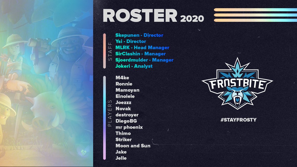 Introducing our new and improved roster ❄️ #StayFrosty