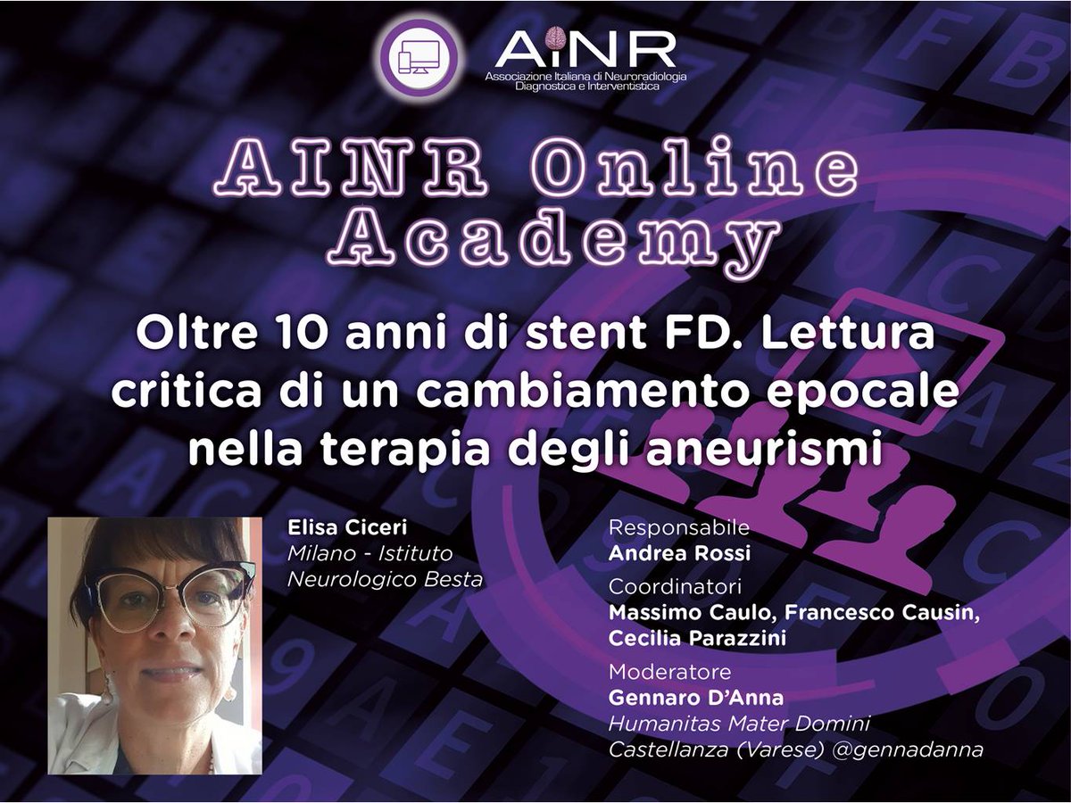 Anche questa settimana AINR vi invita al webinar dell’AINR Online Academy di giovedì 10 settembre alle ore 17.00
Le iscrizioni sono disponibili al seguente link:
attendee.gotowebinar.com/register/26114…