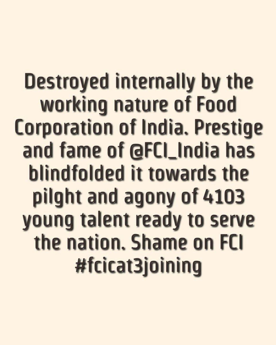 Deepika57094491's tweet photo. #speakup4fcijoining
#fci_justiceforewsobc
@FCI_India
@irvpaswan
@PMOIndia
@fooddeptgoi
@CMD_FCI https://t.co/oUdPvi3NCH