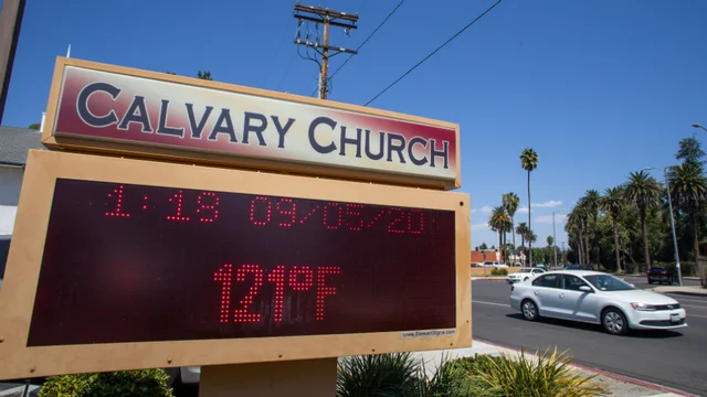 thehill's tweet photo. Weather service records hottest temperature on record in LA County https://t.co/Bzdxur9YYt https://t.co/m6067ILW4q