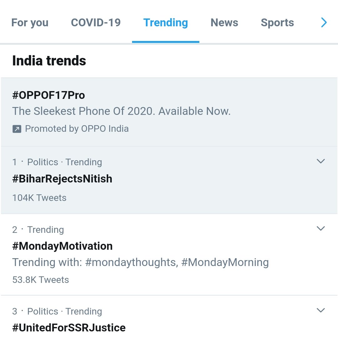 SiddSingh06's tweet photo. वर्चुअल रैली शुरू होने से पहले सुबह से ही जनता तुम्हारे स्वागत में खड़ी थी। ये हैशटैग का ट्रेंड इतने बड़े स्तर पर आपके लिए पत्थर समान हैं नीतीश जी। ये आपके वर्चुअल रैली के लिए जनता के एक्चुअल क्रोध का वर्चुअल पत्थर है।

#BiharRejectsNitish https://t.co/GU4sVRUgLU