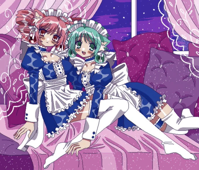 ゲームのロード中…の画面描いた。ゲームが重い時はこの画面見て待て。 