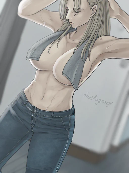 前に言ってた上裸ジーパンは良いんだよってやつ 
