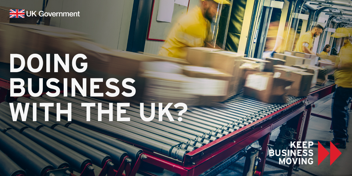 biztradegovuk's tweet photo. Today we launch a campaign to help EU businesses prepare for 31 December when the UK leaves the #EU customs union and single market. https://t.co/Z6HQcuSrfk