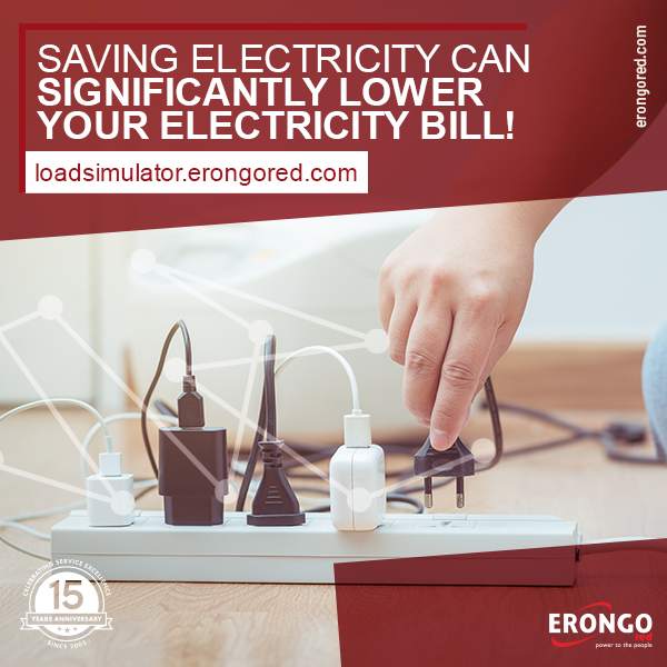 Erongo_RED's tweet photo. Saving electricity can significantly lower your electricity bill!
Access our load simulator at https://t.co/VyJDw3Ui8v to figure out how you can save. #ErongoRED #PowerToThePeople #LoadSimulator #SaveElectricity https://t.co/xwOdfiIUt7