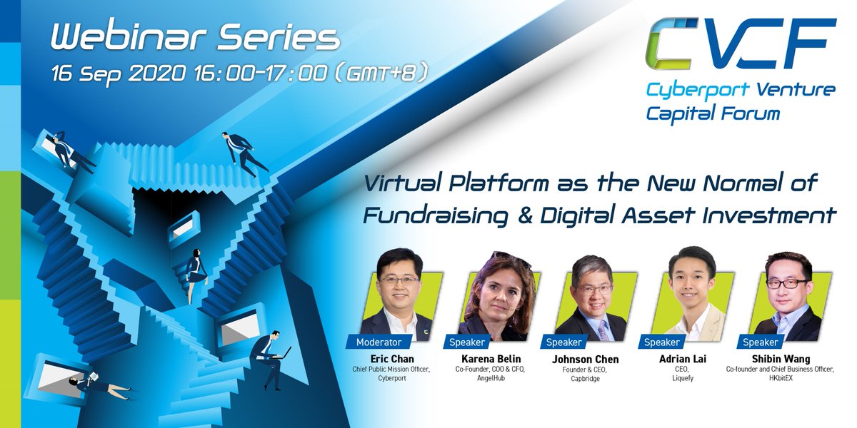 FintechNewsHK's tweet photo. #VirtualPlatforms for deal sourcing and digital asset trading are now in hot demand! Join this #webinar on 16 Sept to know more about the #innotech, advantages and amazing market opportunities to #invest without borders. Sign up: https://t.co/AeMM60V1Sj @cyberport_hk #CVCF2020 https://t.co/ws025d01Uv