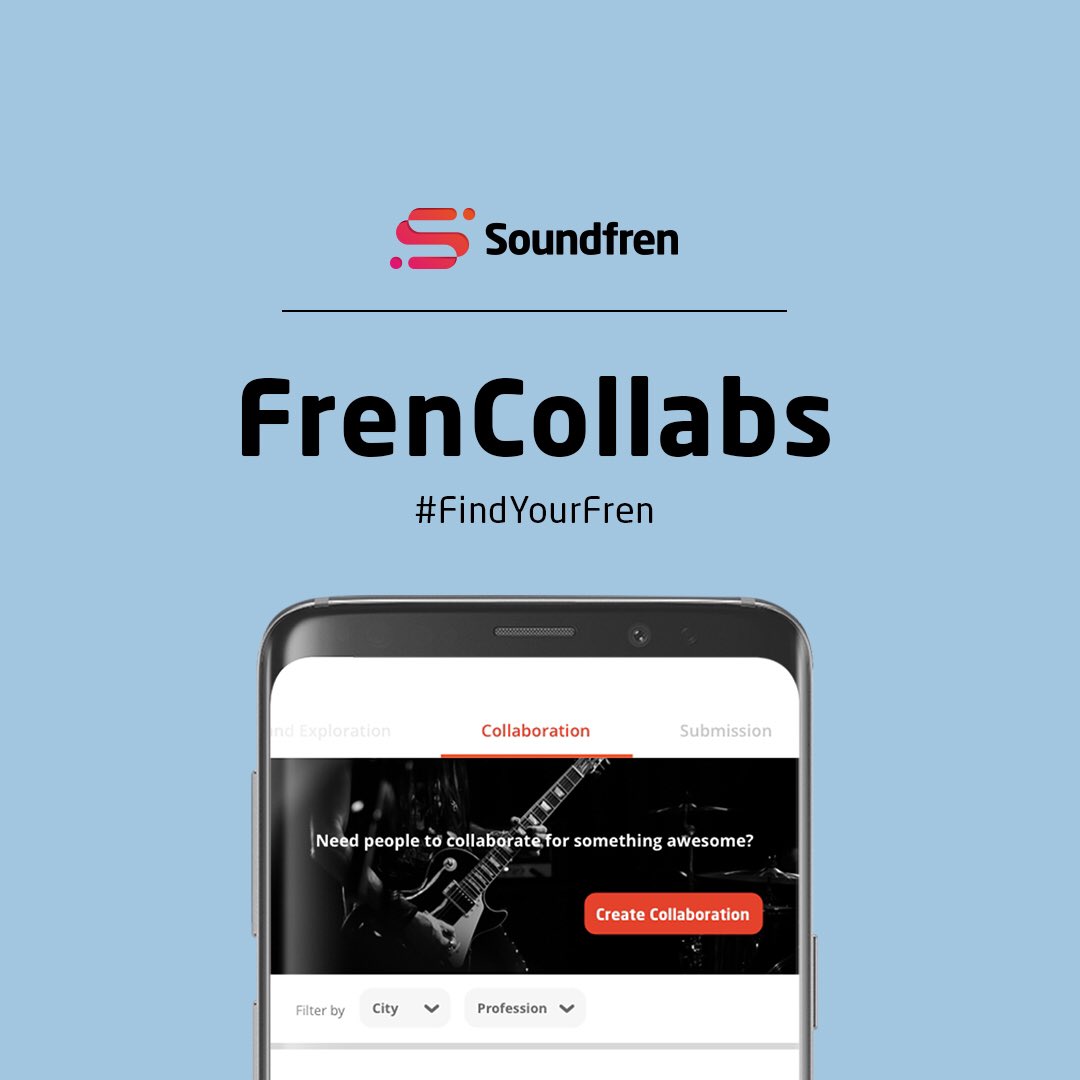 soundfren's tweet photo. Sign up atau log-in di aplikasi Soundfren dulu buat nemuin partner ngeband, Fren! Yuk di-approach, siapa tau cocok~
#Soundfren #FindYourFren #FrenCollabs https://t.co/raI452dq7N