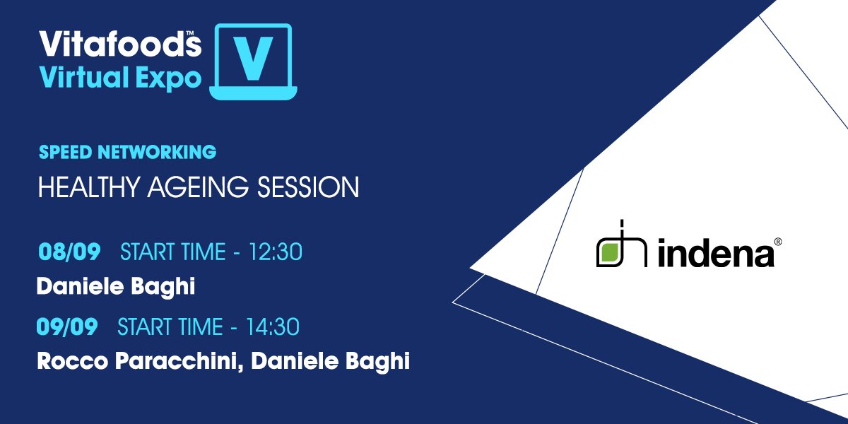 IndenaSpA's tweet photo. Get the answers to all your #Mitidol® questions from our experts Rocco Paracchini – Area Manager North America and Daniele Baghi – Commercial Director.
See you online tomorrow! https://t.co/WrP88X8Fpj
#VitafoodsVirtualExpo2020 https://t.co/aRlNY7injD