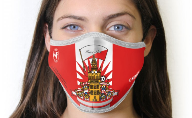 InverseTeams's tweet photo. 😷💪 Un #sevillista nunca se rinde! Buen rollo con las mascarillas @kukuxumusu para los seguidores del #SevillaFC 👉 https://t.co/qKA2SZvuMe
#windflap #inverseteams https://t.co/yNXlvuEjkY