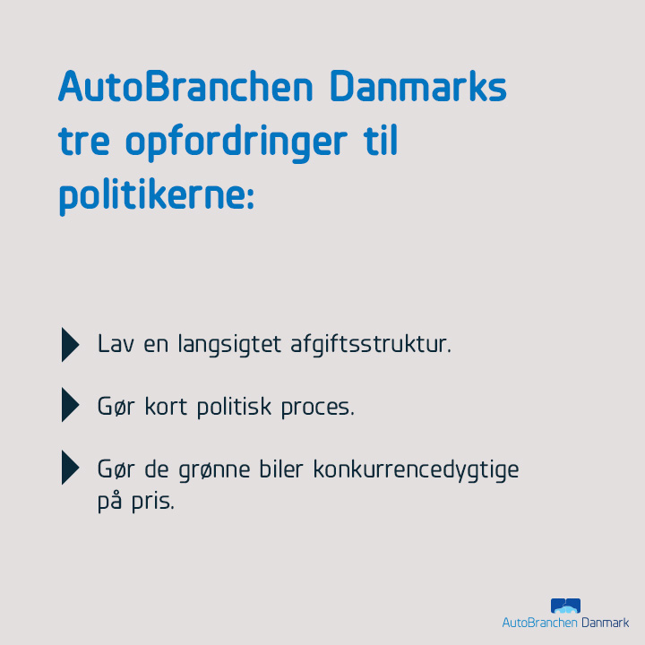 Autobranchen's tweet photo. Transportkommissionens rapport præsenteres i dag kl. 12.00. Her er AutoBranchen Danmarks opfordringer til politikerne. #dkpol #elbiler #dktrp #Eldrup #dkgreen https://t.co/h0l12nLvTC
