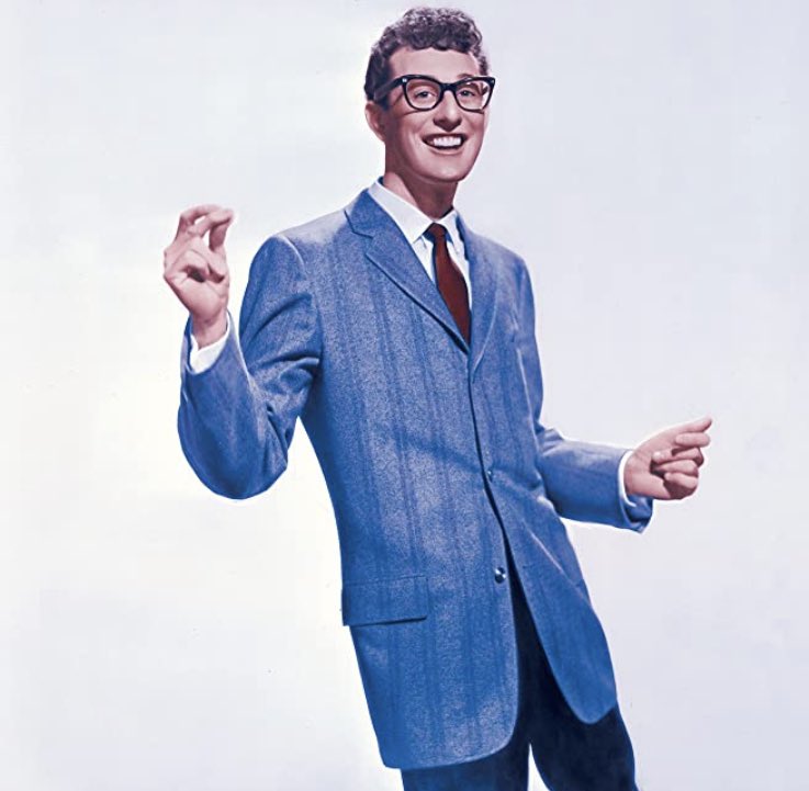 NamedayThe's tweet photo. Join us today as we celebrate Buddy Holly’s Birthday! Listen to the podcast to learn everything about how the music died. Wherever you get your podcasts. #thenamedayproject #podcast #buddyholly #birthdays #applepodcasts https://t.co/QlJ3i7Vpqb