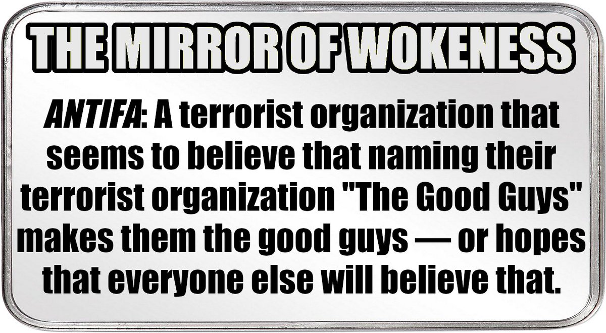 EveKeneinan's tweet photo. THE MIRROR OF WOKENESS
"Because it’s never pretty when the Woke look in the mirror."
#woke #wokeness #TMoW #TheMirrorOfWokeness https://t.co/S1SHGTr2h7