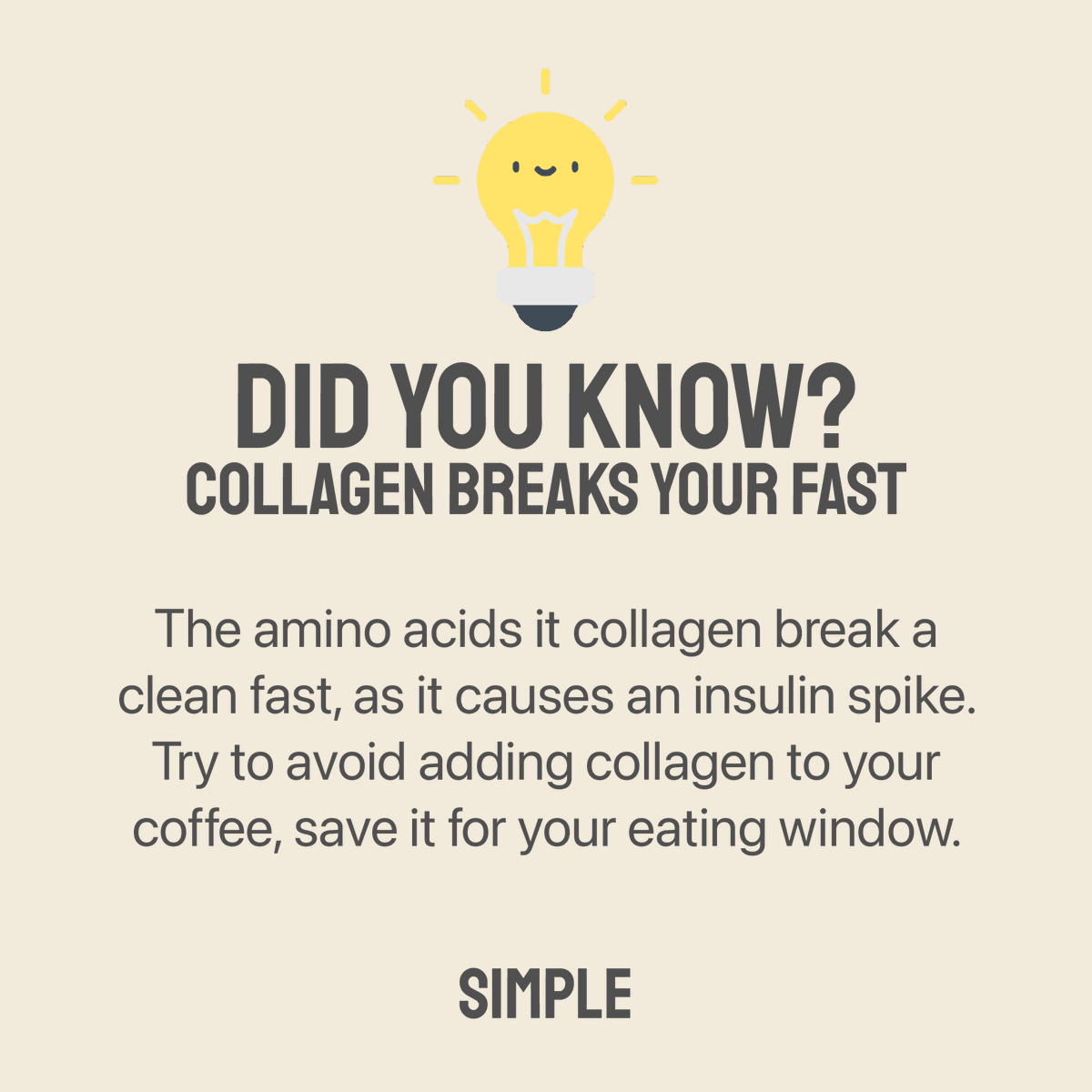 FastingSimple's tweet image. It is something worth thinking about, especially if you want to keep your fast clean.