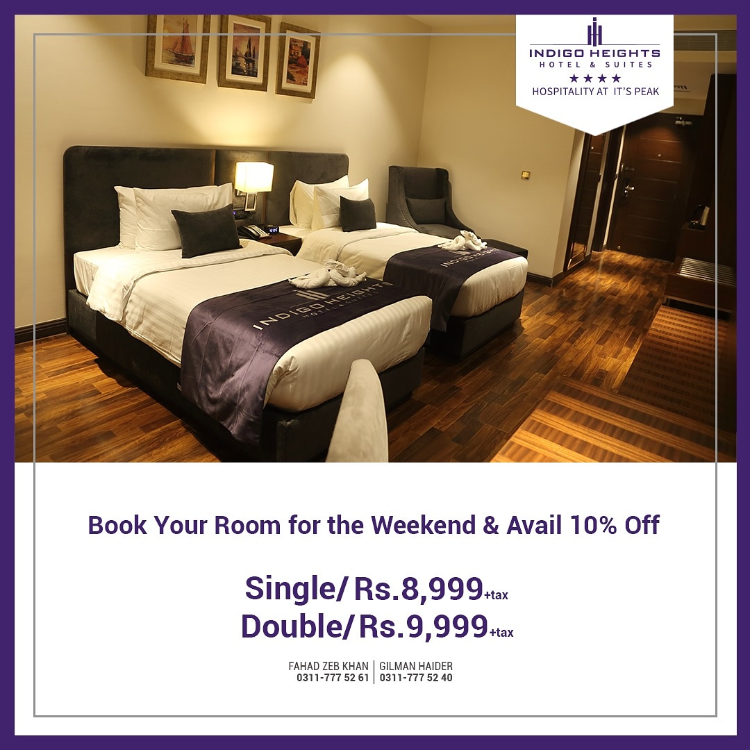 IndigoHHS's tweet photo. Special Attractions:
- Airport pick &amp; drop subject to prior information.
- Welcome drink upon arrival.
- Breakfast in Restaurant or in Room.
- 02 Mineral water bottles per night.
- 02 pieces pressing per person per day.
- Wi-Fi Internet Facility.
#indigoheightshotel #luxuryrooms https://t.co/1OtKFabOLJ