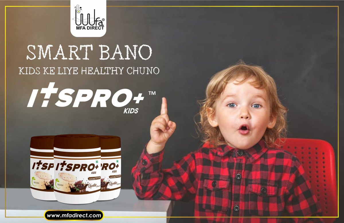 mfa_direct's tweet photo. Now Great taste will meet the nutritional needs of the kids.🥰🥰
Ayusense Its Pro+ For Kids is available in delicious chocolate flavour, loaded with nutrition, multi-vitamins, multi-minerals and proteins. 👶👧🧒
.
.
.
#MFADirect #Ayusense #ProteinForKids #ChocolateProtein https://t.co/vbejcXf043