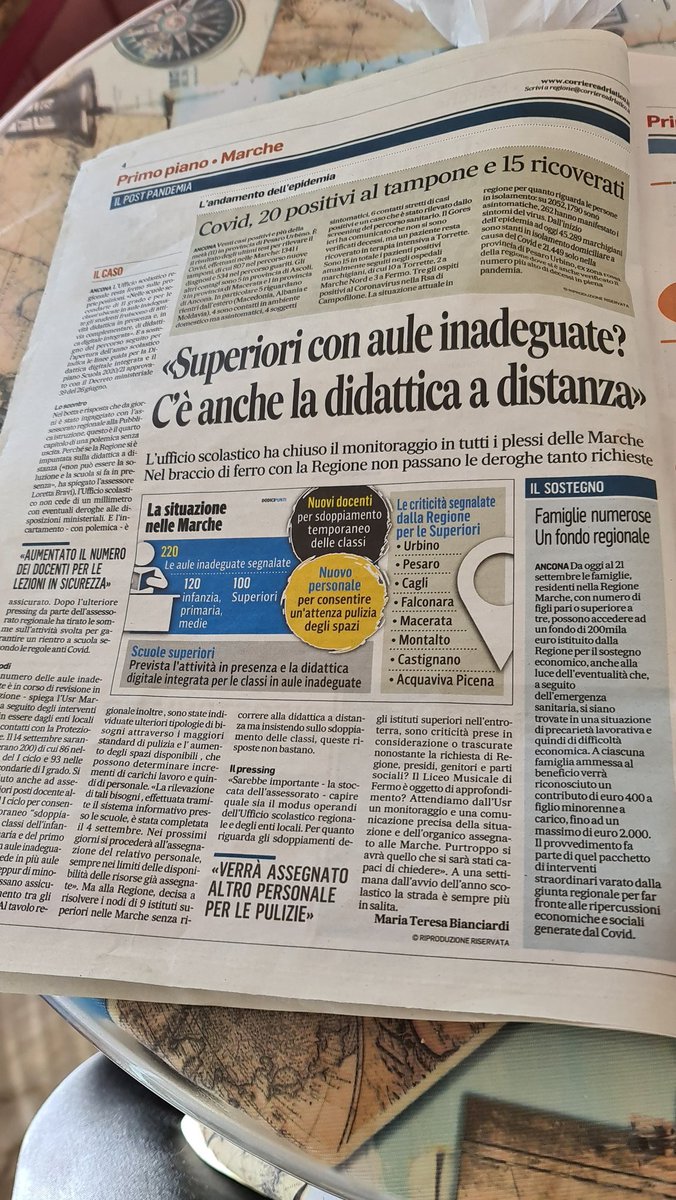 RobTallei's tweet photo. Nelle aree terremotate delle Marche l'Ufficio scolastico regionale sta accorpando classi sottodimensionate nate in virtù dei decreti sisma ma visto che non ci sono aule abbastanza capienti i ragazzi saranno costretti alla DAD. @AnnaAscani @AzzolinaLucia https://t.co/M1afxf6EaE