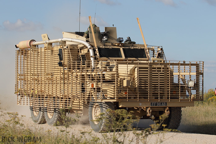 Bar armour also has some big human factor implications to fit it. UK Mastiff version of the US Cougar doesnt have doors for driver/passenger in the front as passive and bar armour blocks them. They have to crawl in from the rear