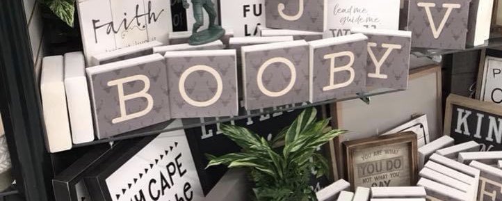 LongacreSuzanne's tweet photo. To be fair, I once saw this at my local Hobby Lobby. I chalked it up to kids being forced to browse one too many times. https://t.co/31YJGgblS7