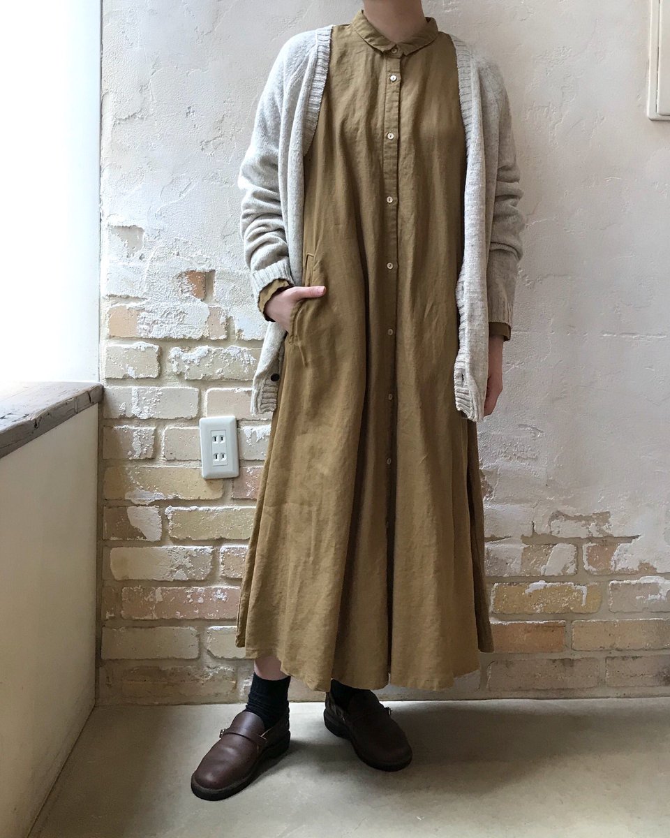 2021/定価3.1万】ネストローブ nest Robe *ヘンプドルマンシャツ