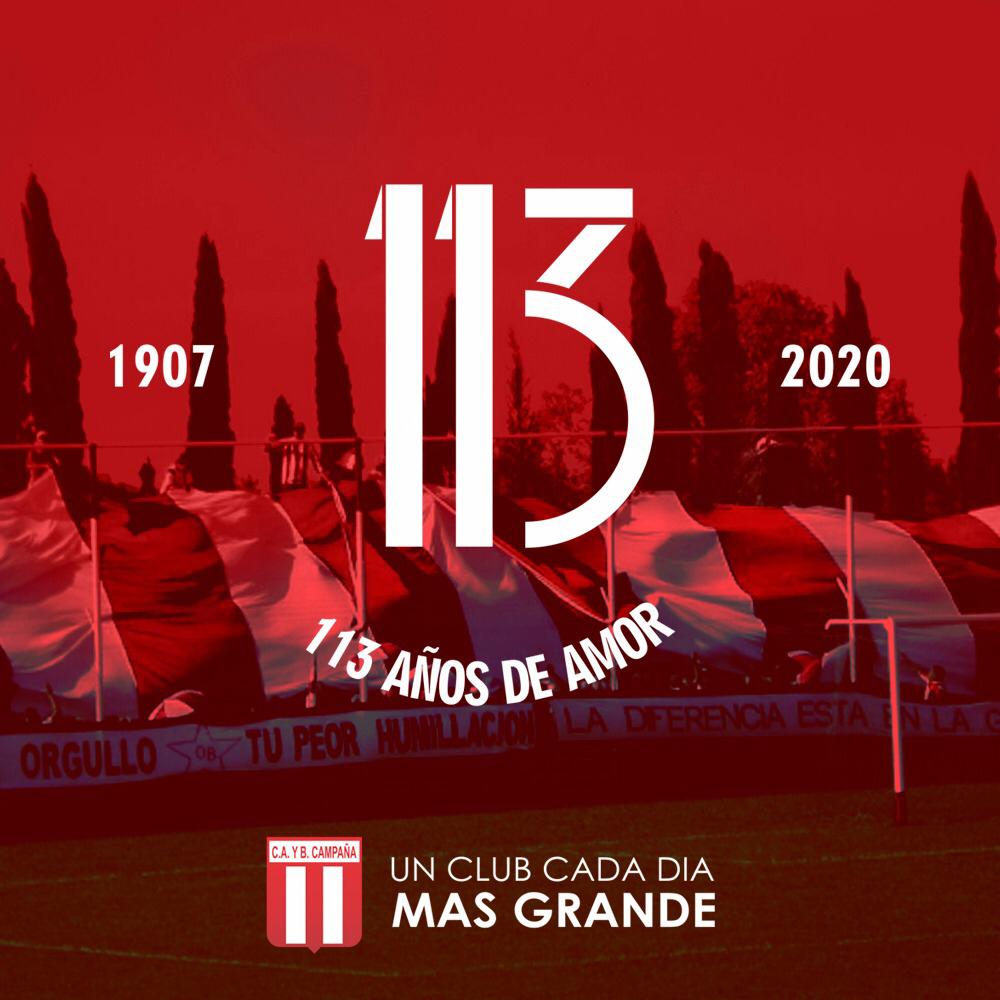 🇦🇹 113 Años de Amor ❤
.
#UnClubCadaDíaMásGrande 🔴⚪🔴
#VamosCampaña 🇦🇹
