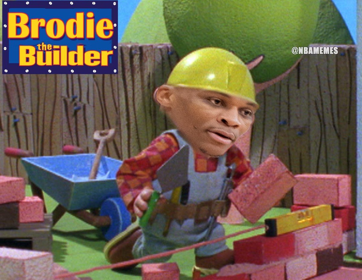 NBAMemes's tweet photo. Russell Westbrook was 4-of-15 from the field and 1-of-7 from long distance. https://t.co/fyRvTYOlQ5
